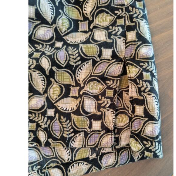 Tori Richard Hawaiian Button Down Shirt Men's Size M Black Tropical Short Sleeve - Picture 5 of 14